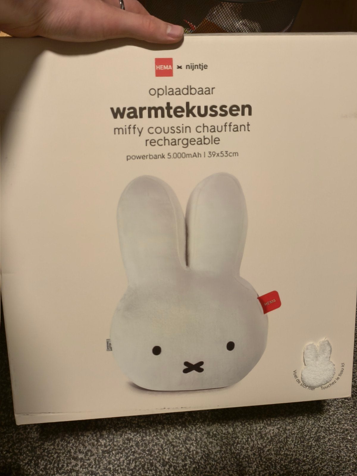 Hema x Nijntje Oplaadbaar Warmtekussen - Nieuw in doos, Jongetje of Meisje, Wit, Nieuw, Ophalen of Verzenden