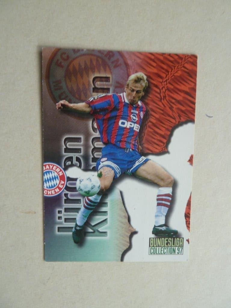 Panini Bundesliga 1997 Super Striker Jurgen.Klinsmann, Ophalen of Verzenden, Zo goed als nieuw, Buitenlandse clubs, Poster, Plaatje of Sticker