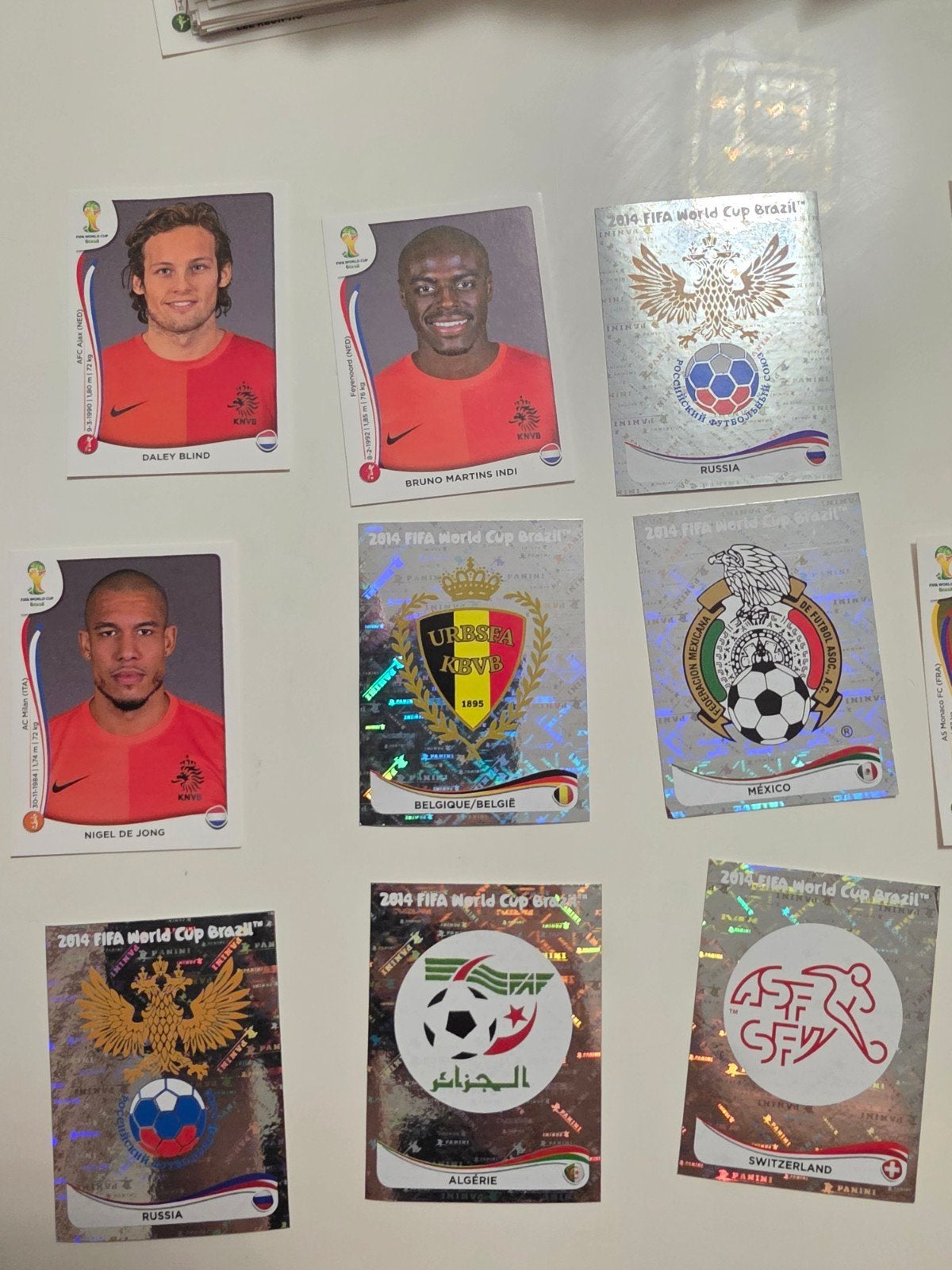 Panini FIFA World Cup 2014 Brazil Stickers - Diverse Spelers, Ophalen of Verzenden