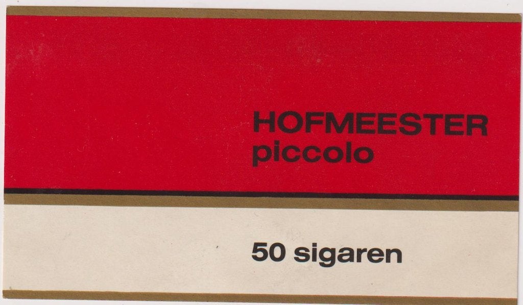 sigarenbanden - etiket - HOFMEESTER, Ophalen of Verzenden, Zo goed als nieuw, Sigarenbandjes