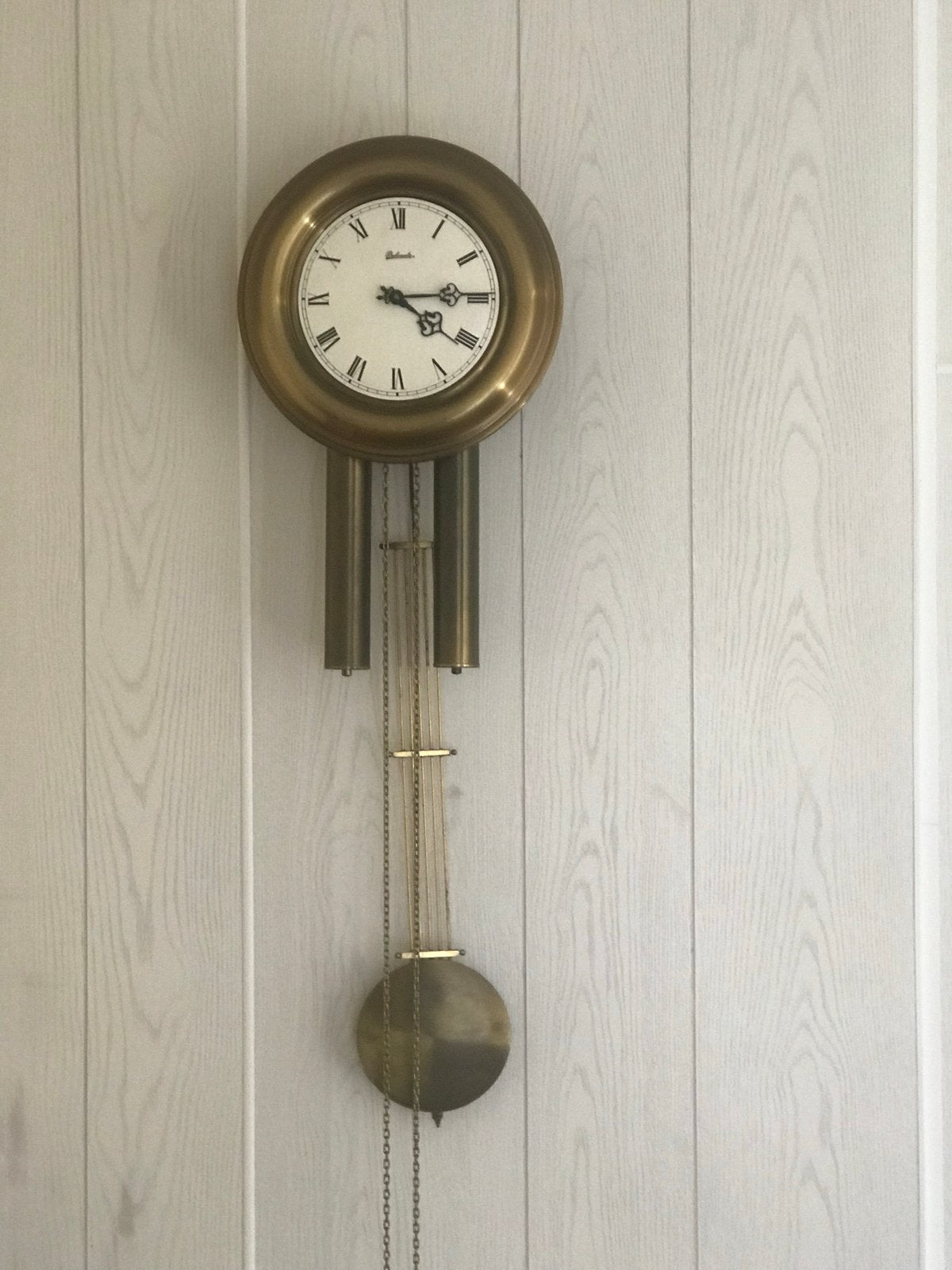 Belcanto wandklok met slinger en gewichten, Ophalen