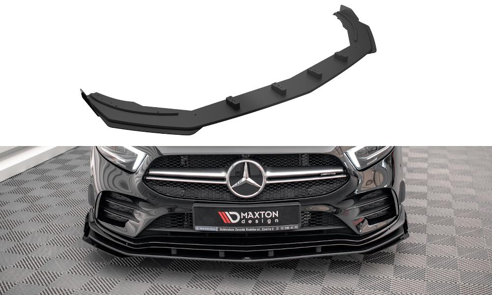 Race Voorlip sideskirt diffuser - A35 AMG + AMG Line W177, Auto diversen, Tuning en Styling, Ophalen of Verzenden