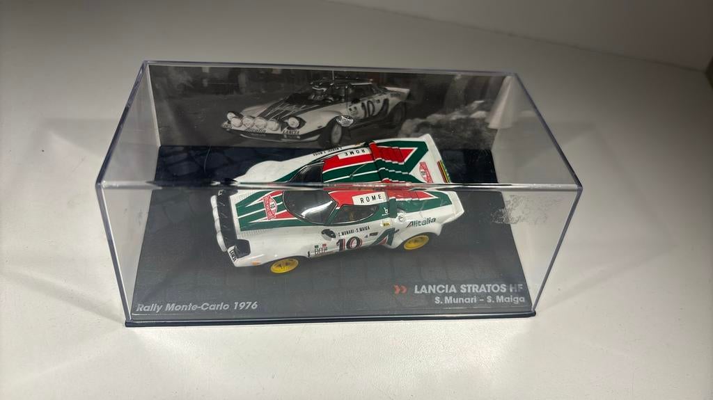 Lancia stratos rally monte carlo altaya 1.43, Hobby en Vrije tijd, Modelauto's | 1:43, Ophalen of Verzenden, A, A, A