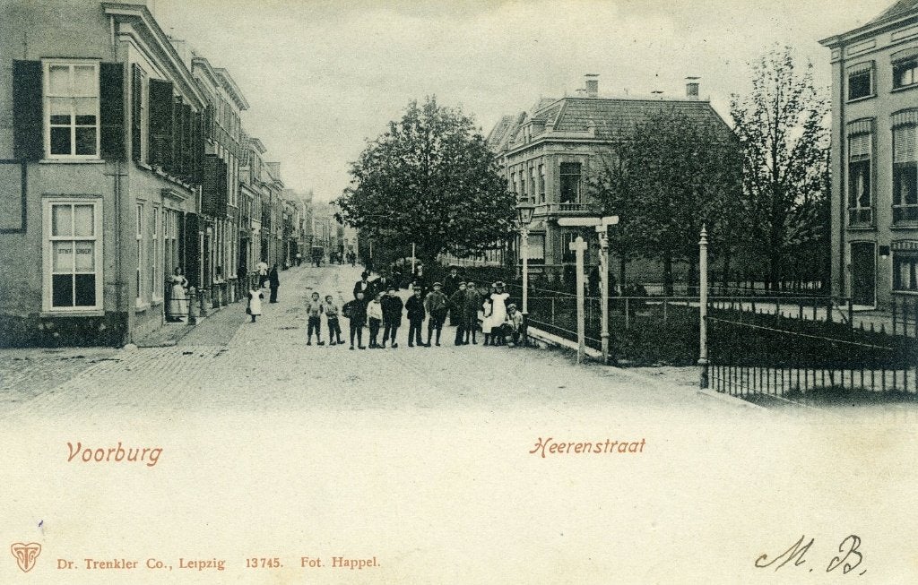 ansichtkaart Voorburg, Ophalen of Verzenden, Voor 1920, Gelopen, Zuid-Holland