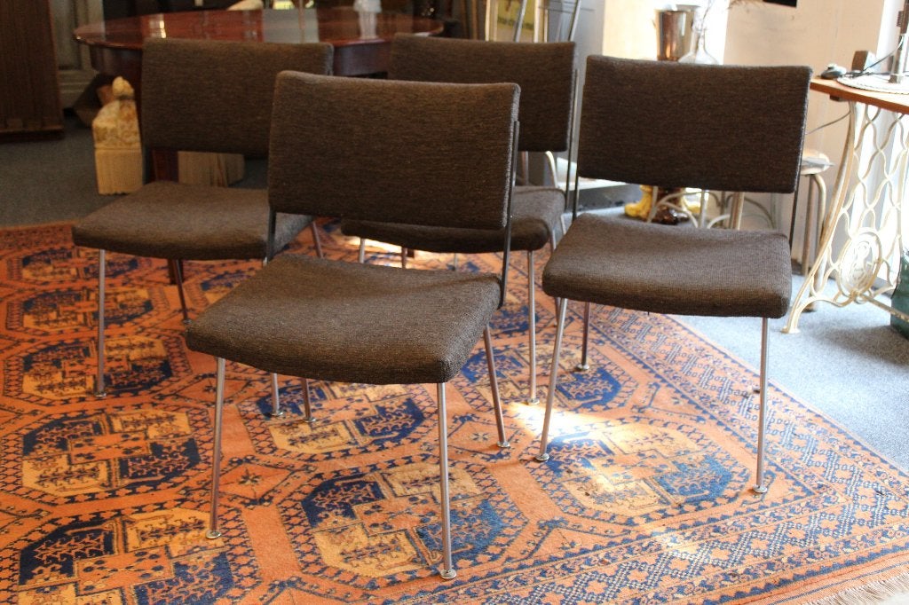 Brocante - Fantastische set Vintage stoelen, Gispen!, Ophalen, Huis en Inrichting