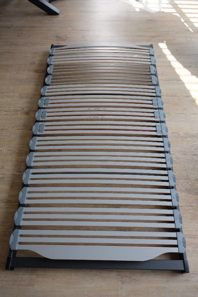 lattenbodem + onderstel  + matras, Huis en Inrichting, Ophalen, Eenpersoons, Bedbodem, 200 cm