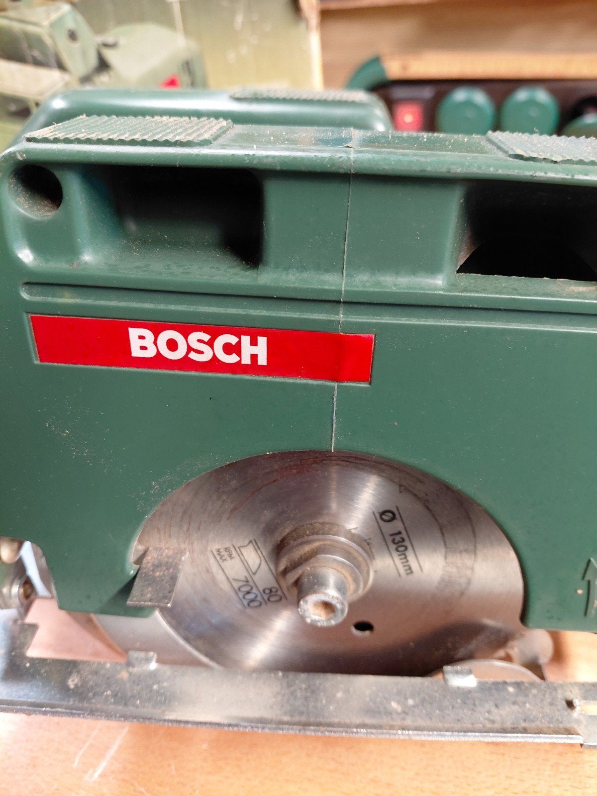 Bosch Cirkelzaag, Gebruikt, Cirkelzaag, Ophalen of Verzenden, Bosch groen