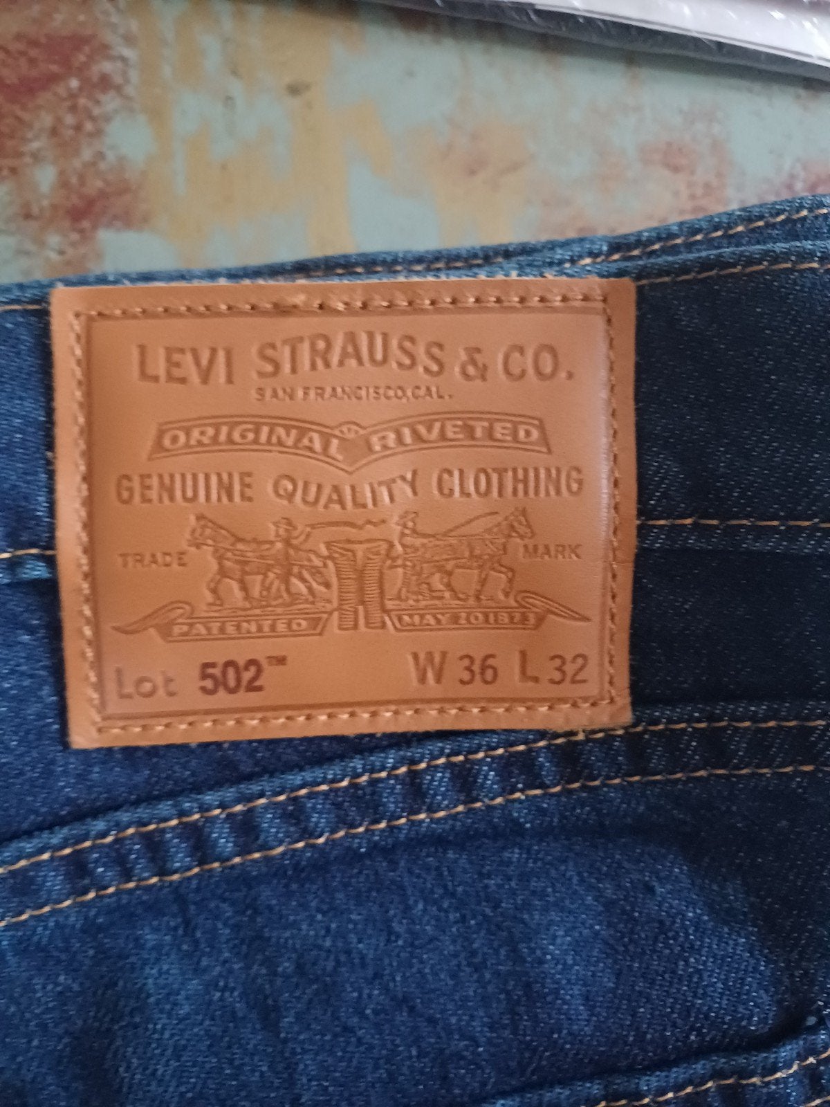 levi 502 nieuw. maat 36x32, Ophalen of Verzenden, Nieuw, Blauw, Overige jeansmaten