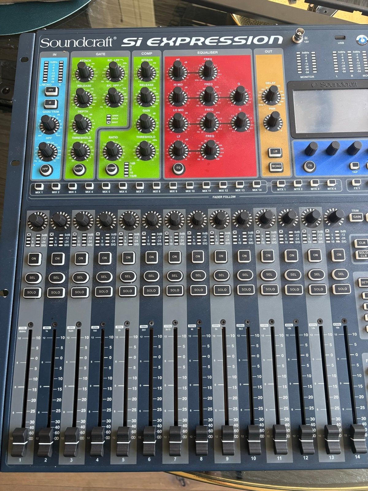 Soundcraft Si Expression 1 Digitale Mixer, Ophalen, Gebruikt, 10 tot 20 kanalen, Microfooningang
