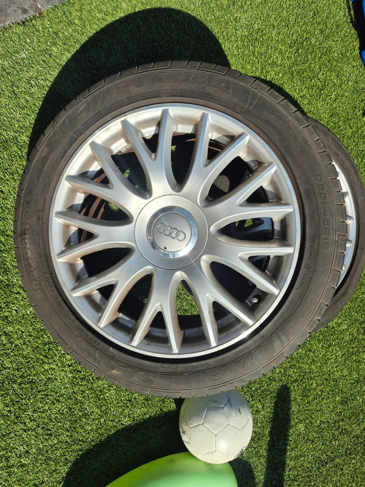 Audi velgen 18 inch met band, 18 inch, Banden en Velgen, Ophalen of Verzenden, Personenwagen