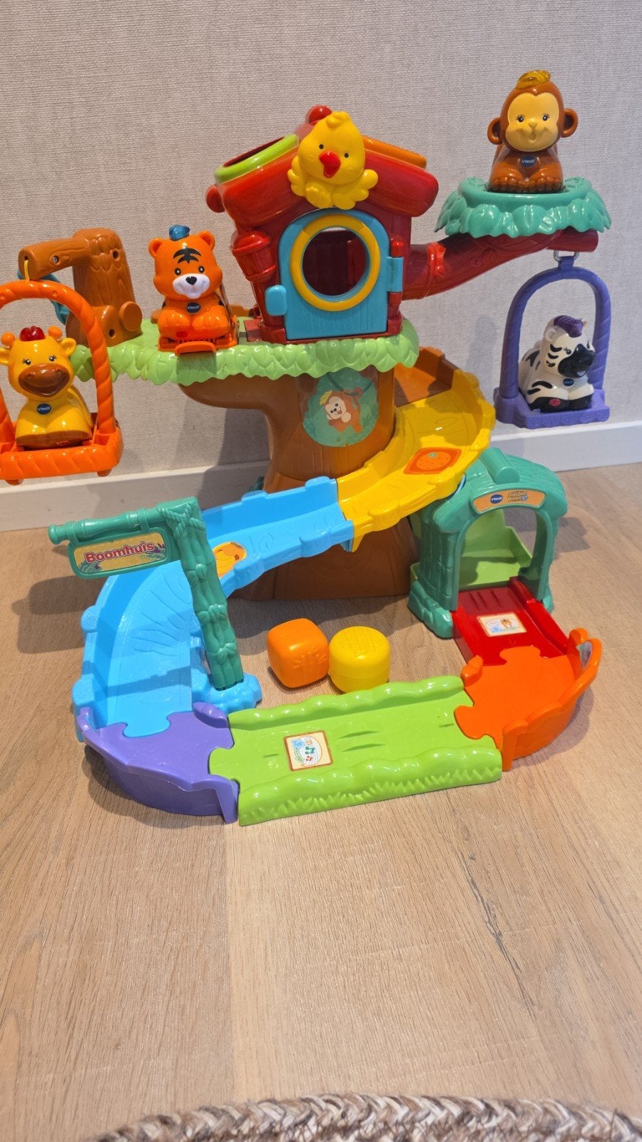 VTech Zoef Zoef Dieren Boomhuis Speelset met Geluid, Ophalen of Verzenden, Zo goed als nieuw, Overige typen, Met geluid