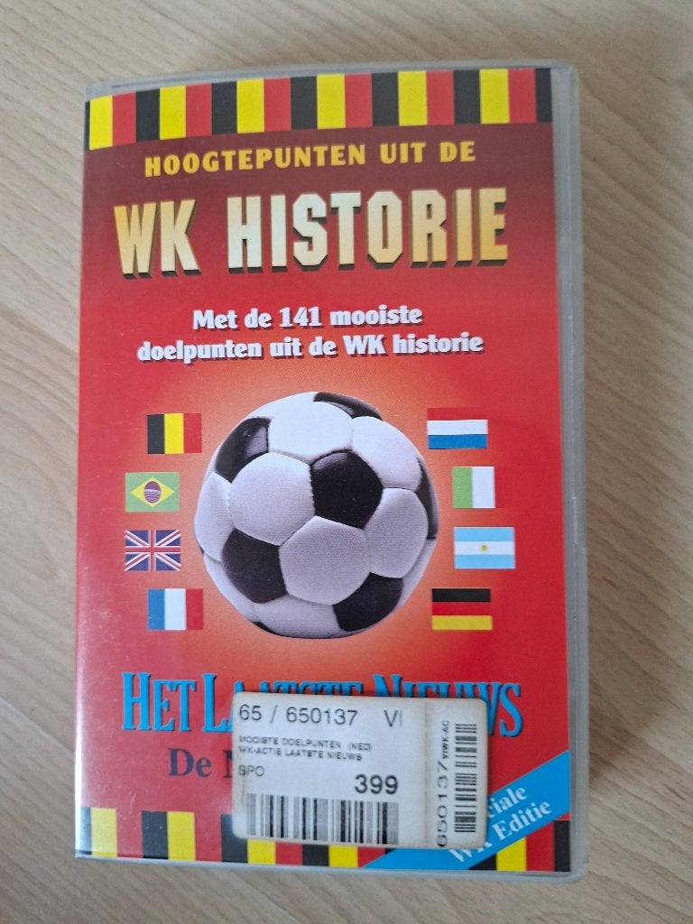 WK Voetbal (VHS) - Hoogtepunten & 141 mooiste goals, Ophalen of Verzenden, Voetbal