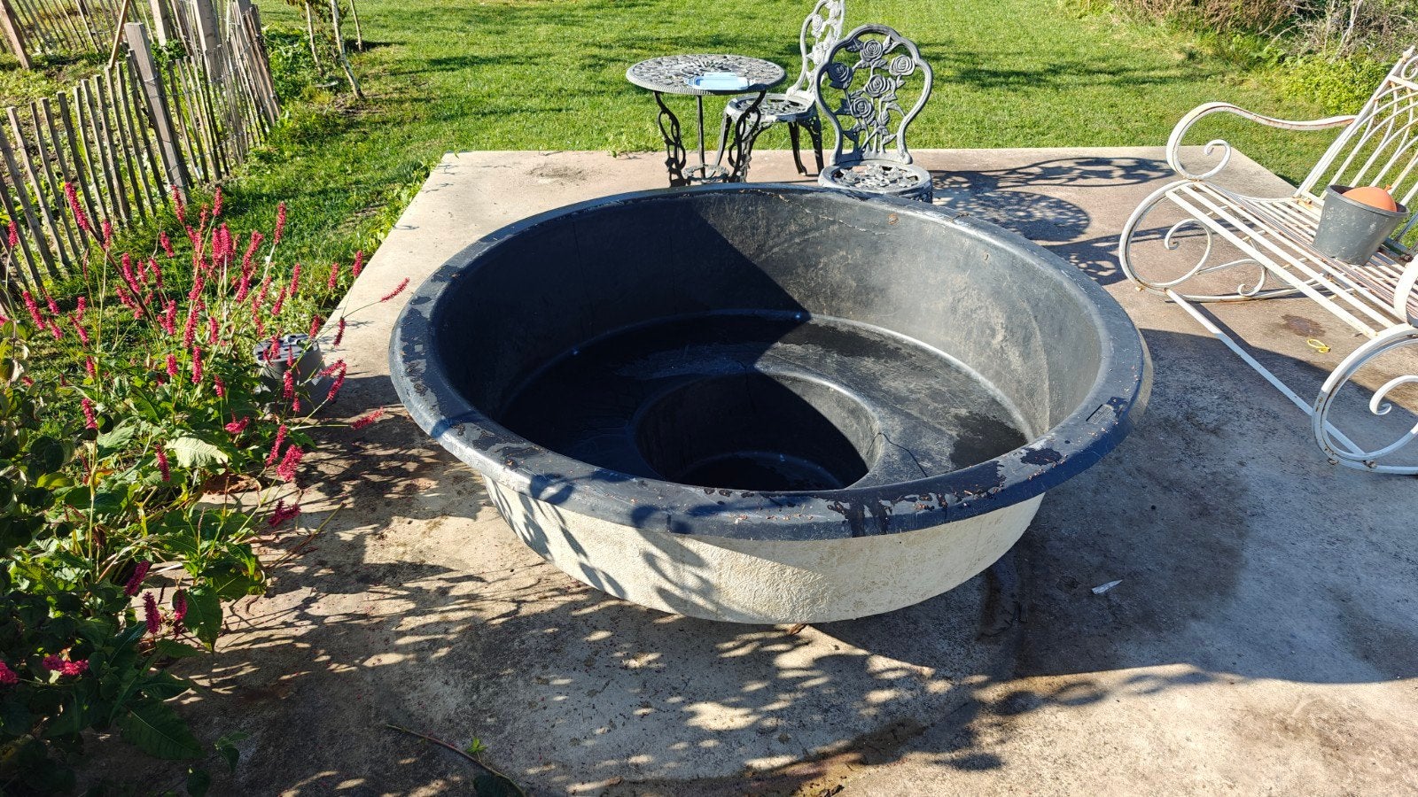 Grote vijver of waterbak - 165 cm diameter, Tuin en Terras, Ophalen, Gebruikt