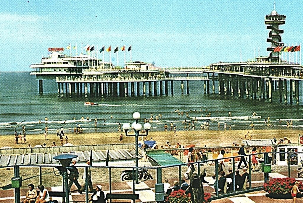 37767 Scheveningen pier Nette oude kaart Onbeschreven, Ophalen of Verzenden, 1960 tot 1980, Ongelopen, Zuid-Holland