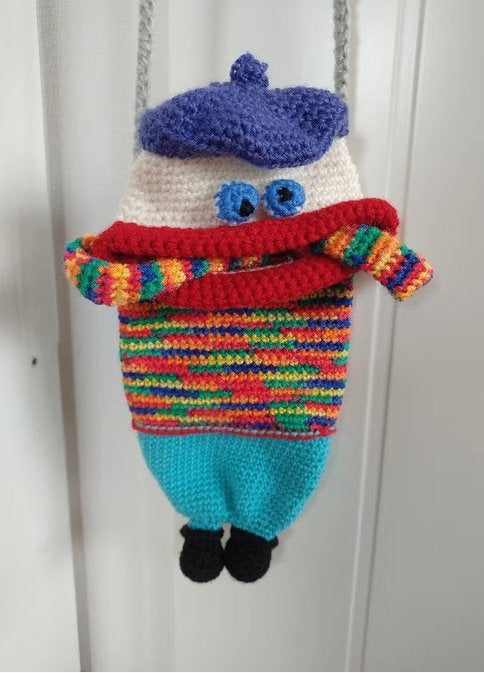 Telefoontasje schoudertas mannetje grote mond, Ophalen of Verzenden, Nieuw, Overige kleuren