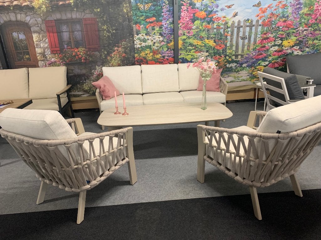 Loungeset Fiësta, Tuin en Terras, Ophalen, 5 zitplaatsen, Bank, Nieuw
