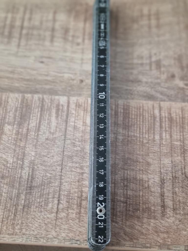 BMI duimstok metaal  2 meter ( zie omschrijving ), Ophalen
