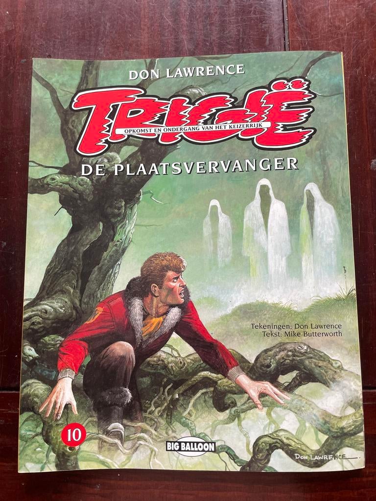 Trigie: De Plaatsvervanger - Don Lawrence Stripboek, Eén stripboek, Ophalen, Gelezen