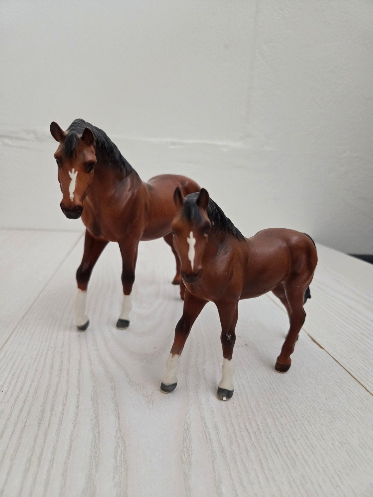 2 vintage paarden van vasa international, Ophalen
