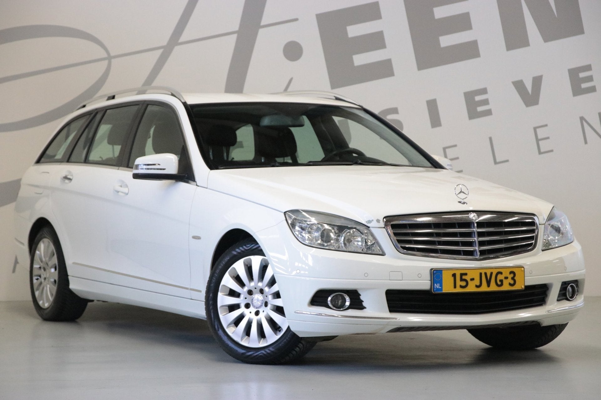 Mercedes-Benz C-klasse Estate 180 K NAP/ Origineel NL, Zwart, 1445 kg, Wit, Origineel Nederlands