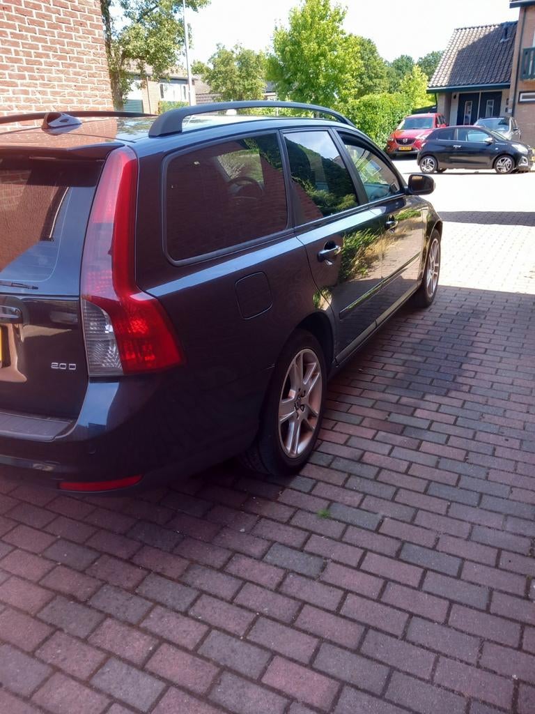 Volvo V50 2.0 D 2007 Zwart 500 euro, Auto's, Volvo, Voorwielaandrijving, 4 cilinders, 700 kg, Zwart