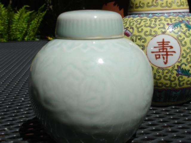 Twee sets van drie gemberpotten uit China /Japan / Thailand, Ophalen of Verzenden