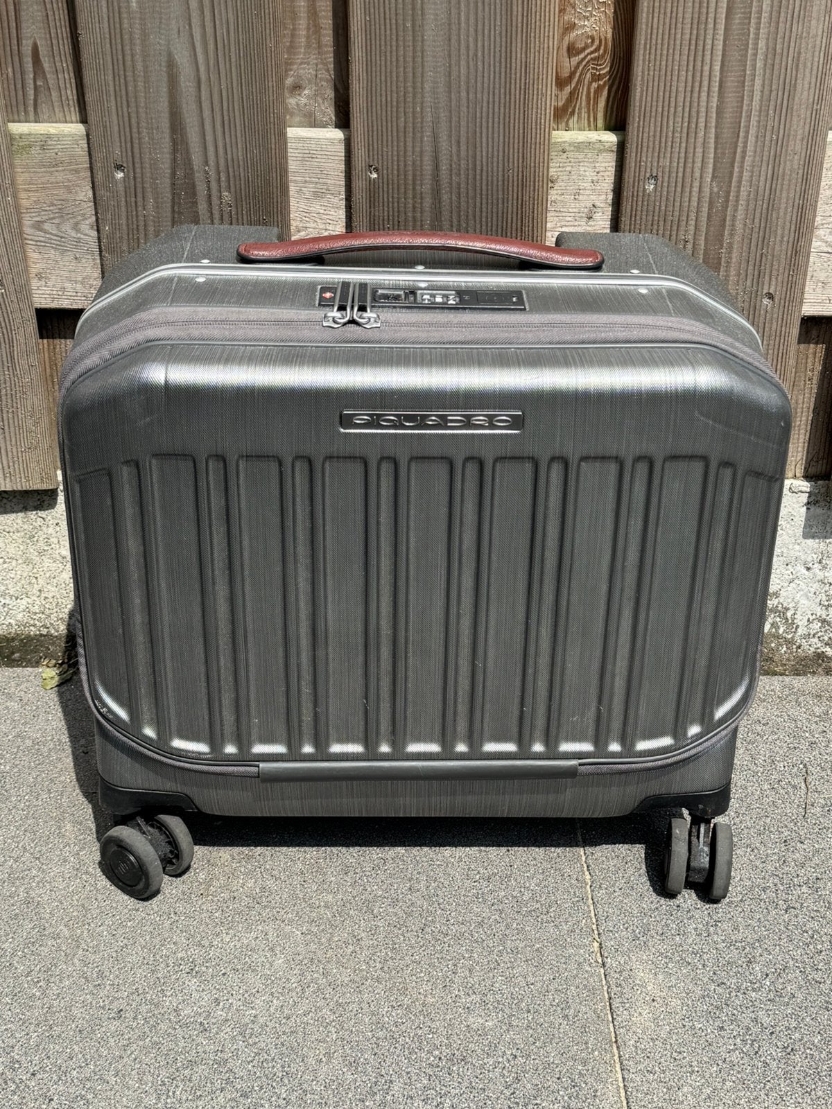 Zeer mooie Piquadro laptop trolley, Wieltjes, Hard kunststof, Ophalen of Verzenden, Zo goed als nieuw