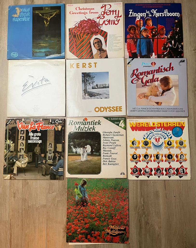 Musicals, Kerst & Verzamel LP Bundle – Originele vinylplaten, Cd's en Dvd's, Gebruikt, Overige typen, Ophalen of Verzenden, 12 inch