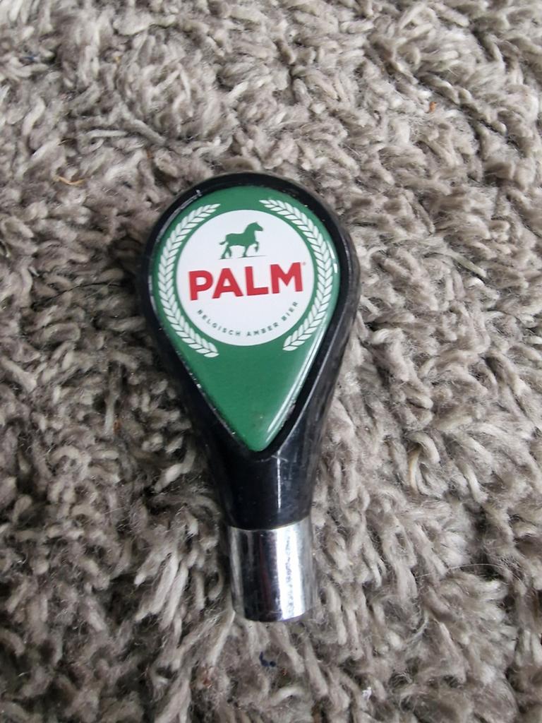 bier tap knop Palm, Verzamelen, Biermerken, Ophalen of Verzenden, Palm