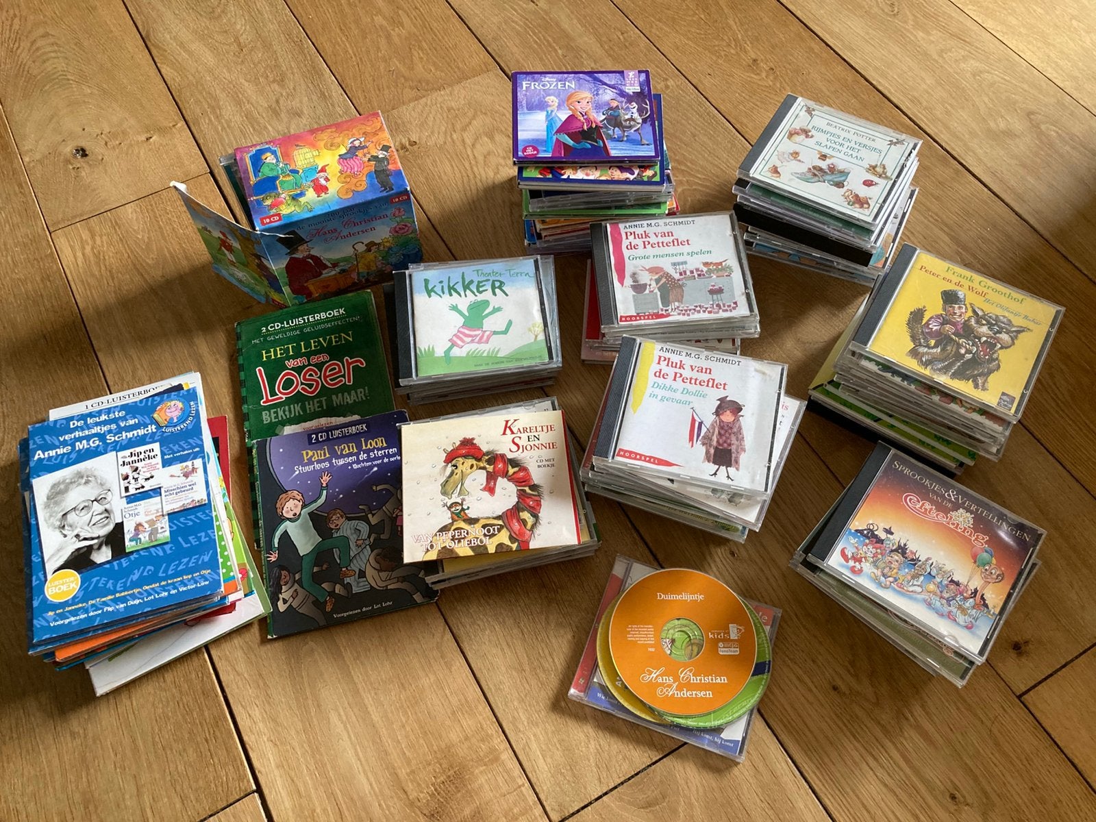 Meer dan 100 kinder CD's, grote verzameling, Cd's en Dvd's, Ophalen, Zo goed als nieuw, Verhaal of Sprookje