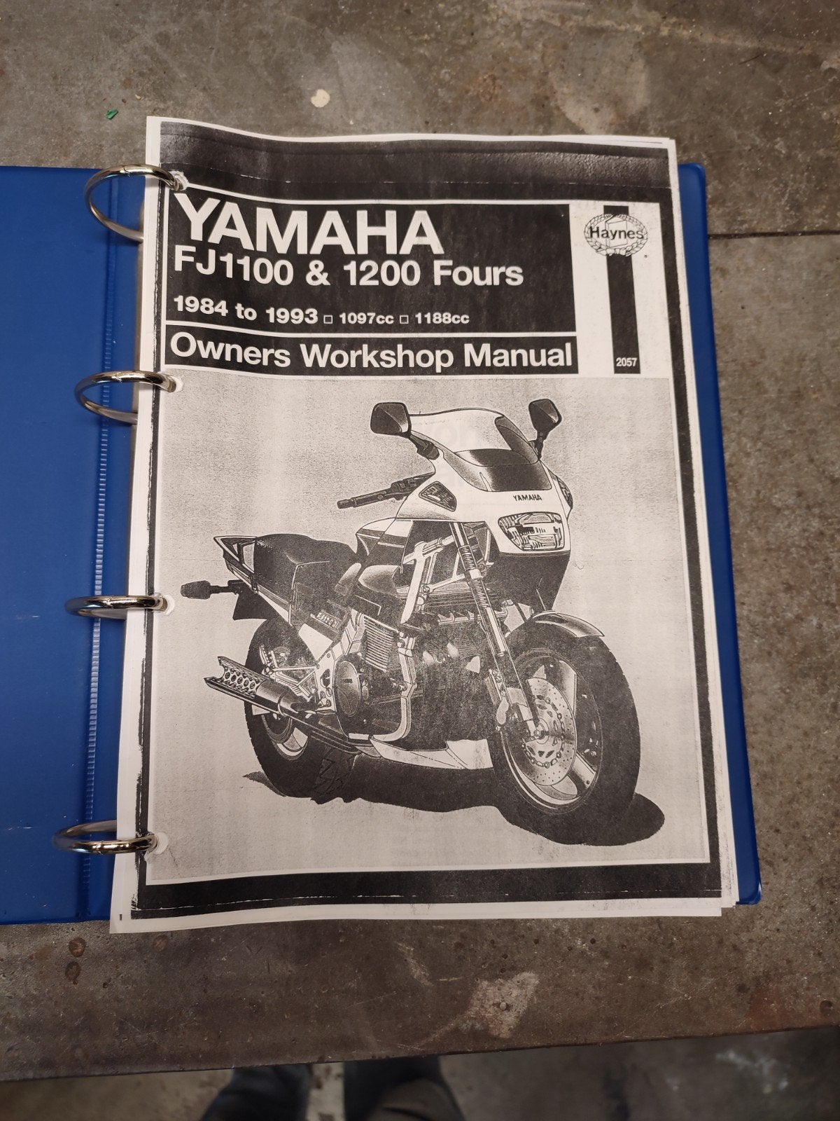 Yamaha FJ1100 & FJ1200 Werkplaatshandboek Haynes, Motoren, Ophalen of Verzenden