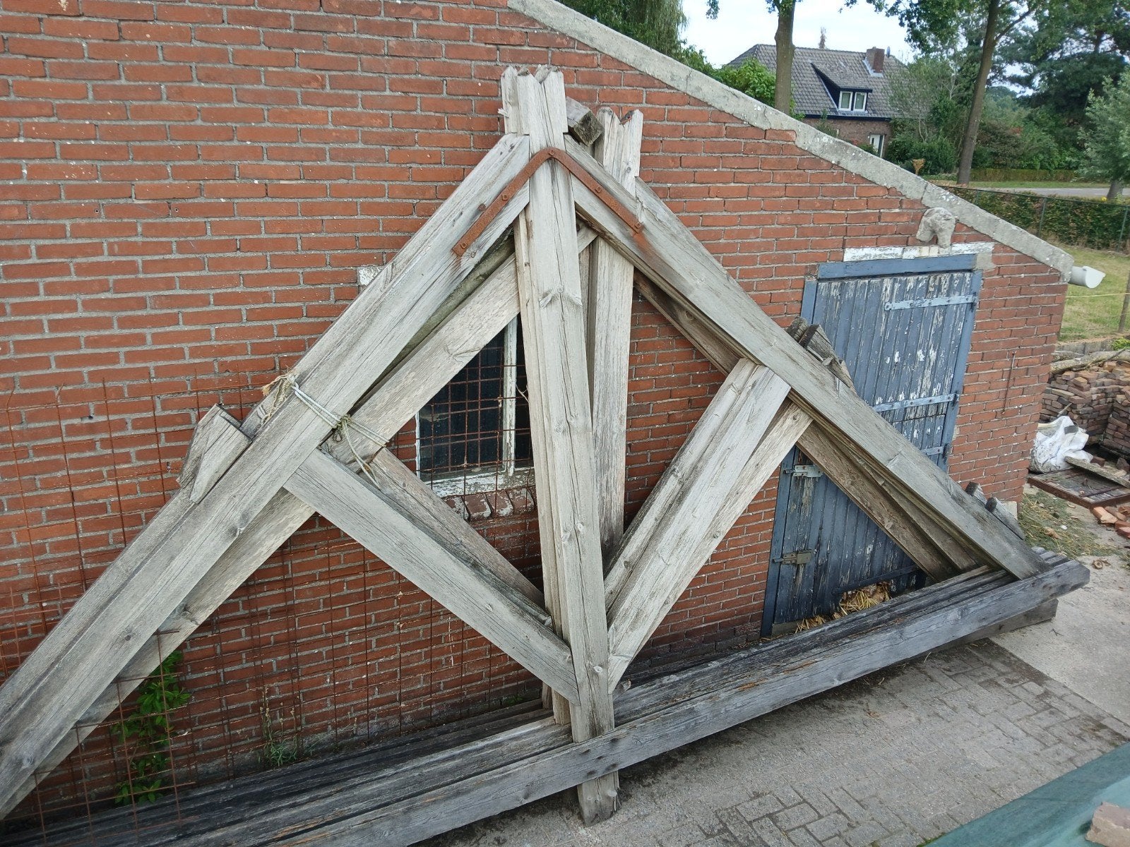 Oude gebinten., Ophalen, Gebruikt