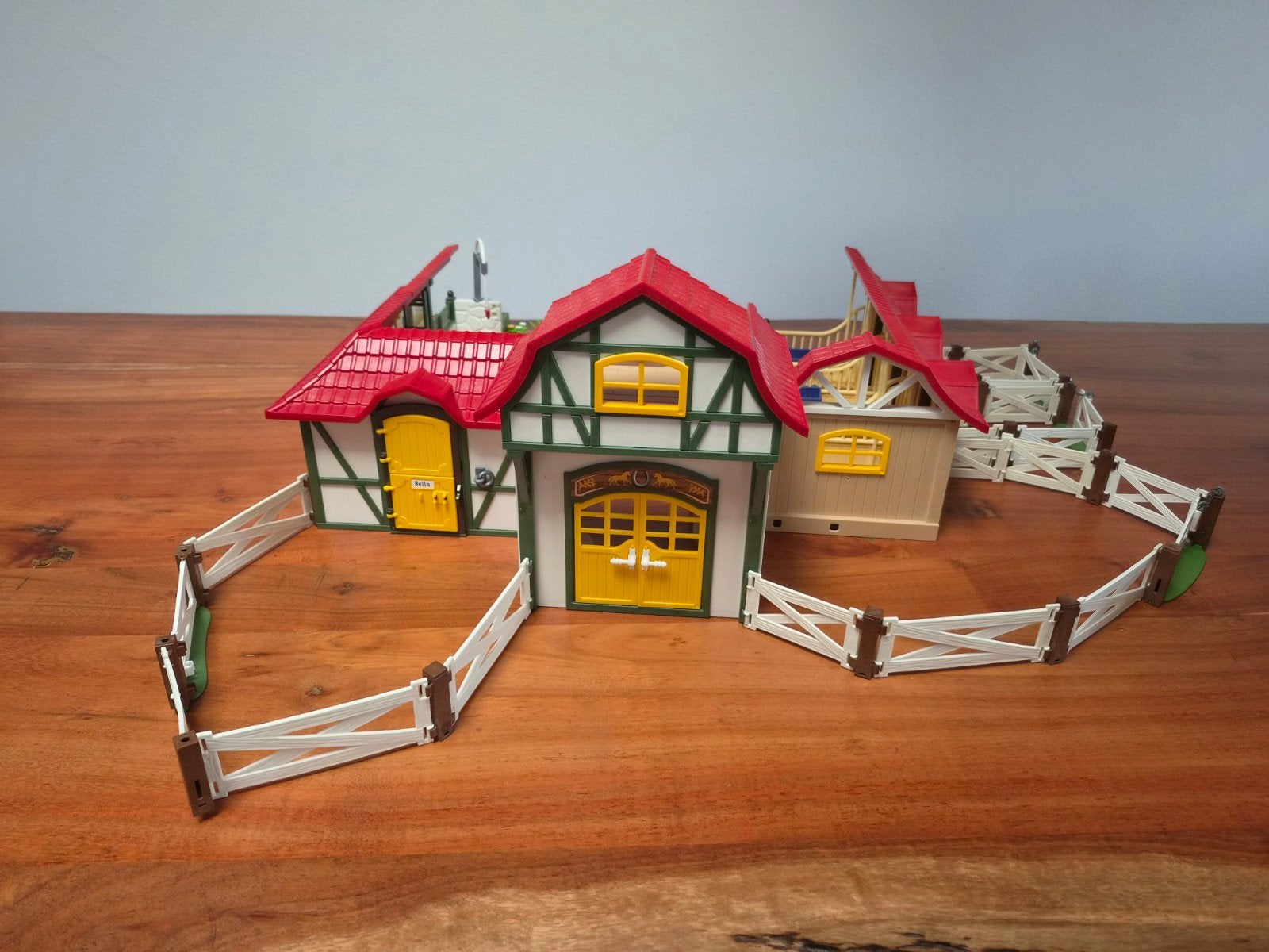 Playmobil Paardenmanege met paarden en accessoires, Kinderen en Baby's, Gebruikt, Gebouw, Complete set, Ophalen of Verzenden