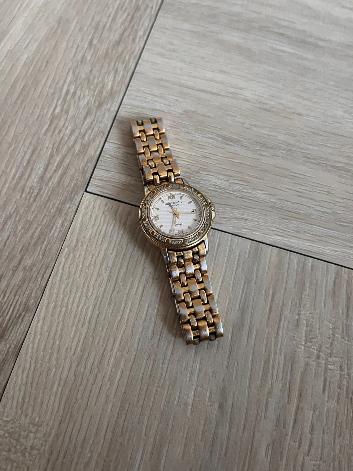 Raymond Weil Tango dameshorloge - sapphire crystal, Overige merken, Staal, Gebruikt, Staal