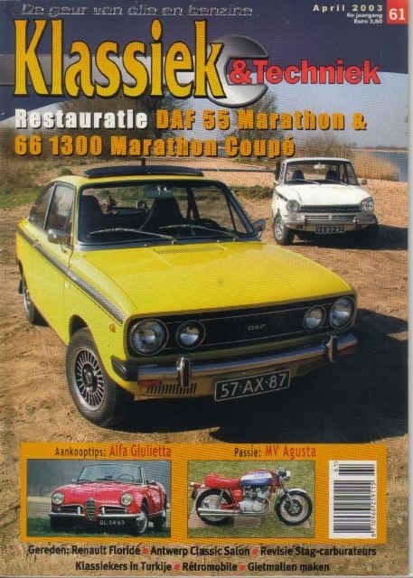 Klassiek & Techniek 61 2003 : Daf Marathon - Renault Floride, Ophalen of Verzenden, Gelezen, Algemeen