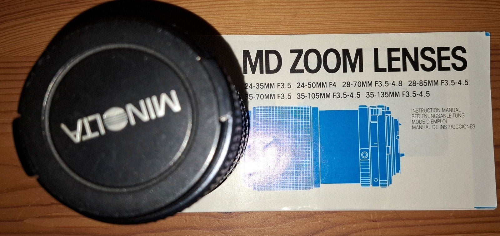 Minolta MD Zoom Lens 28-70mm 1/3,5:4.8, Ophalen, Gebruikt, Overige typen, Overige vattingen