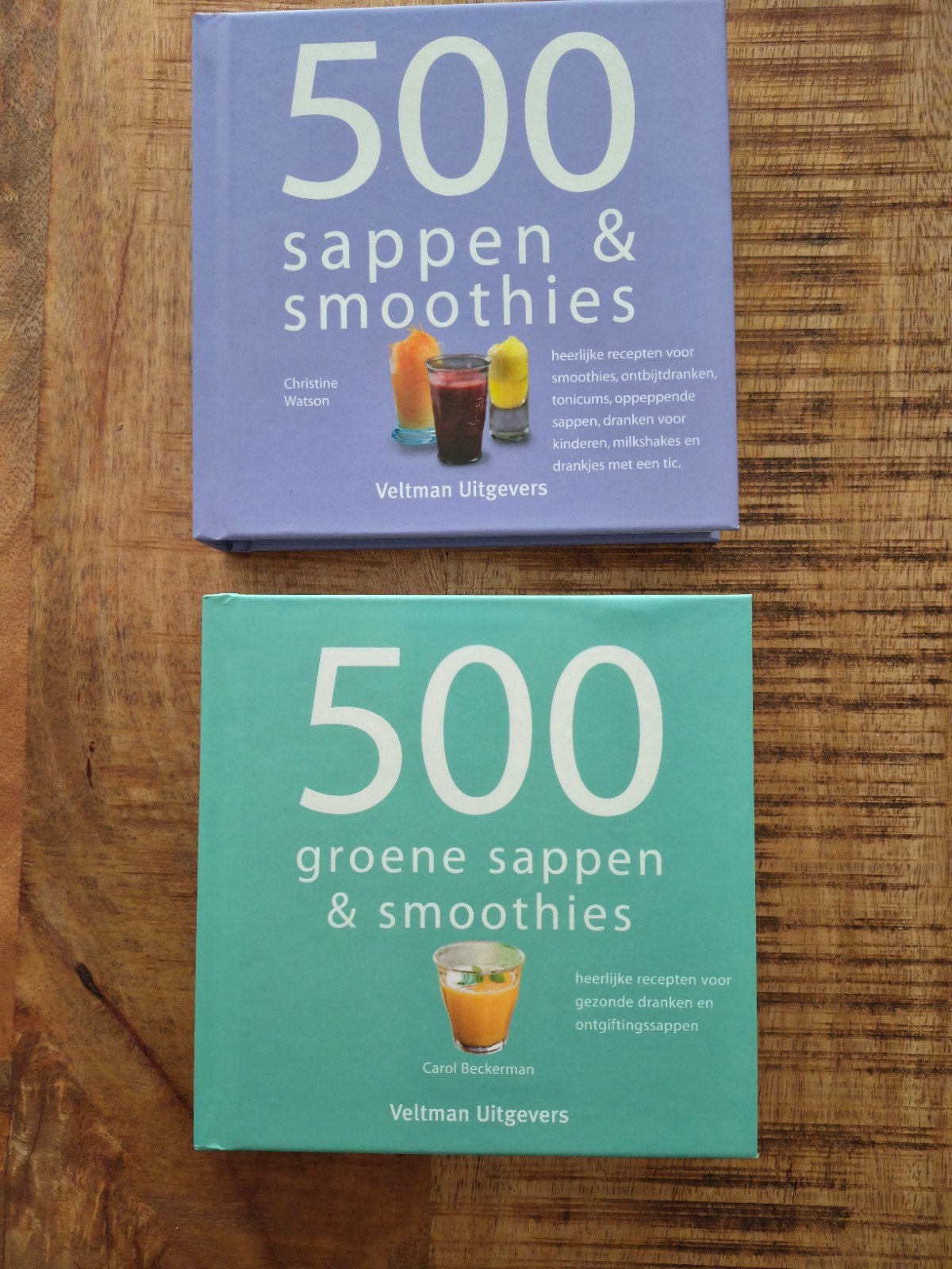 500 sappen & smoothies + 500 groene sappen & smoothies, Boeken, Ophalen of Verzenden, Zo goed als nieuw, Dieet en Voeding, Christine Watson, Carol Beckerman