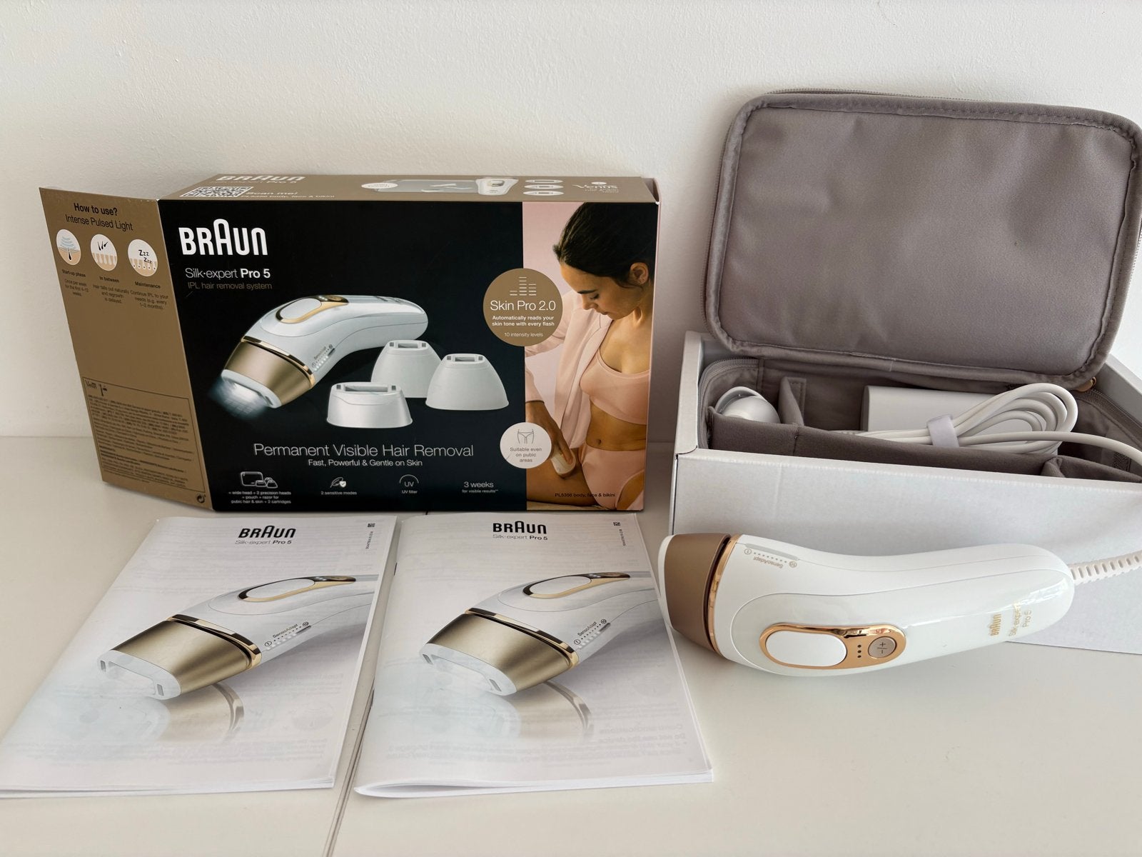 Braun Silk-expert Pro 5 IPL Ontharing Nieuw in doos, Ophalen of Verzenden, Nieuw, Scheren en Epileren