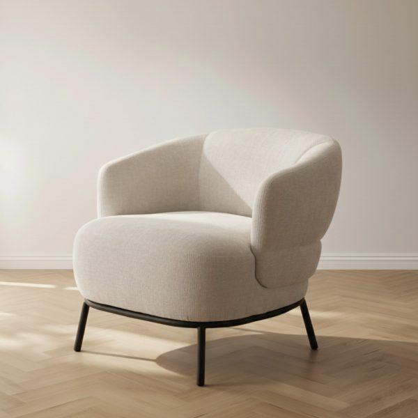 ELEONORA FAUTEUIL, Huis en Inrichting, Fauteuils, Ophalen, Minder dan 75 cm, Zo goed als nieuw, Stof