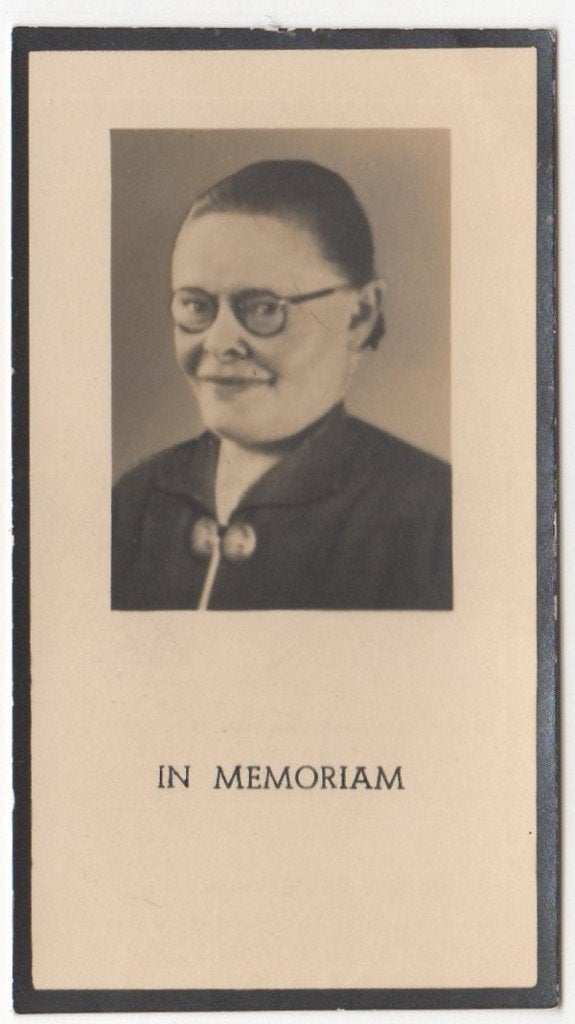 Margaretha B. Zeegers 1894 - 1944 Lutjebroek, 49 jaar oud, Verzamelen, Verzenden