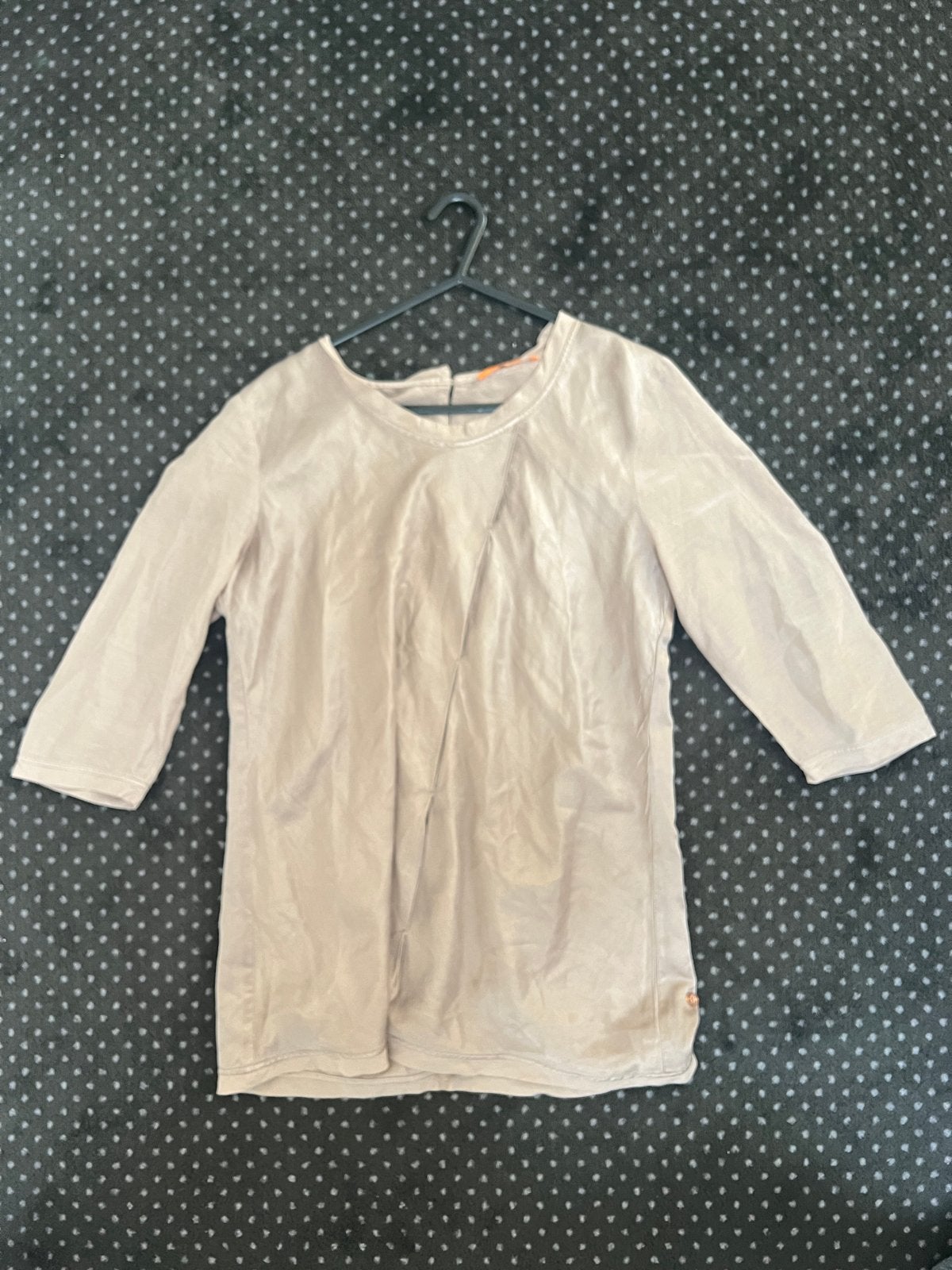 BOSS Zijden top - Maat 38 (M) bruin taupe beige ALS NIEUW, Ophalen of Verzenden, Zo goed als nieuw, Maat 38/40 (M), Beige