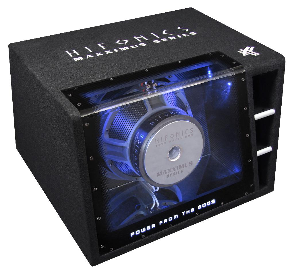 Hifonics MAXXIMUS MXZ12BP 12 inch subwoofer 1000W RMS, Auto diversen, Autospeakers, Nieuw, Ophalen of Verzenden