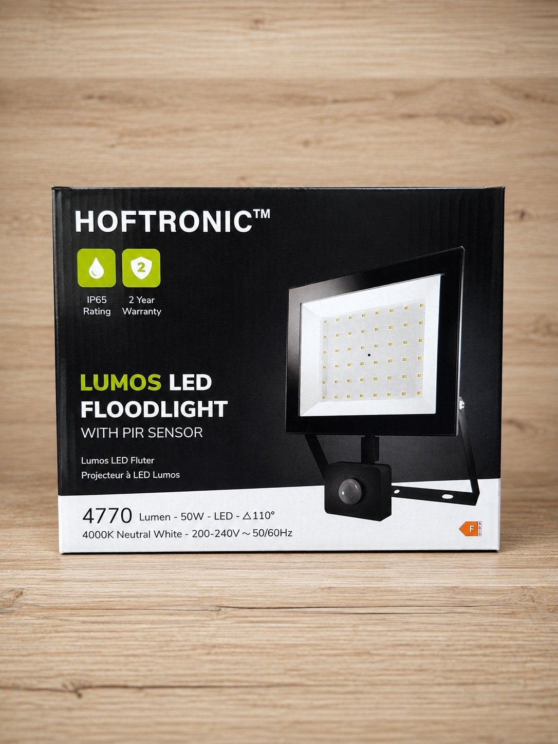 HOFTRONIC Lumos LED Floodlight met PIR Sensor 50W, Ophalen, Nieuw, Overige typen