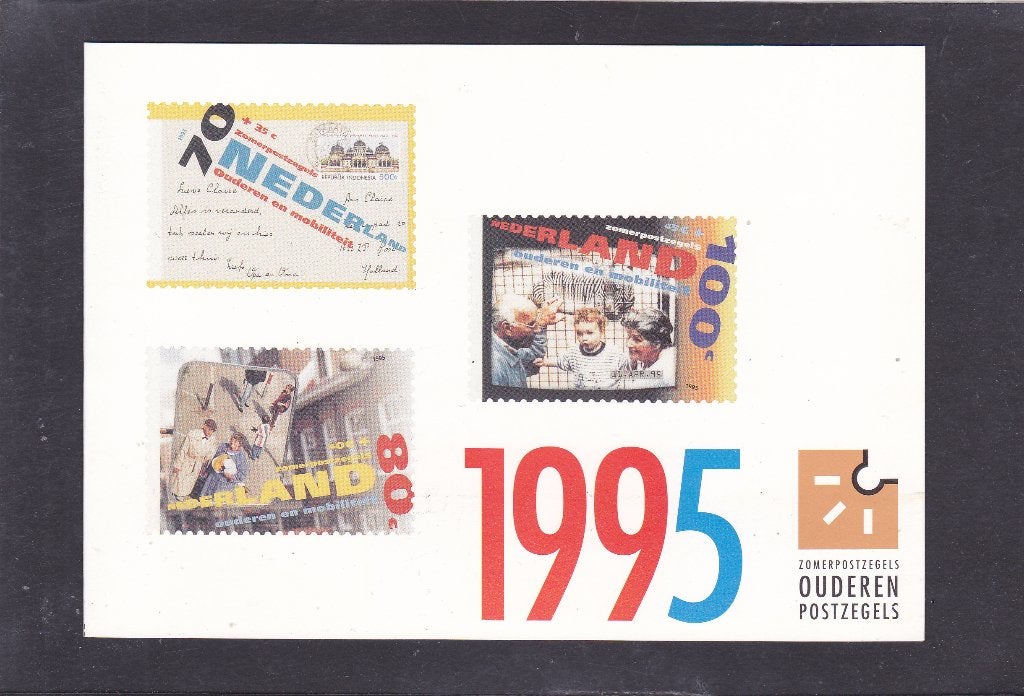 Bedankkaart Zomerzegels 1995 Fonds Ouderenzegels (448), Verzenden
