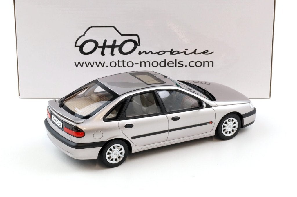 RENAULT LAGUNA V6 3.0 BACCARA GRIJS 1996 1/18 OTTO R. OT1185, Verzenden, Nieuw, Auto, OttOMobile