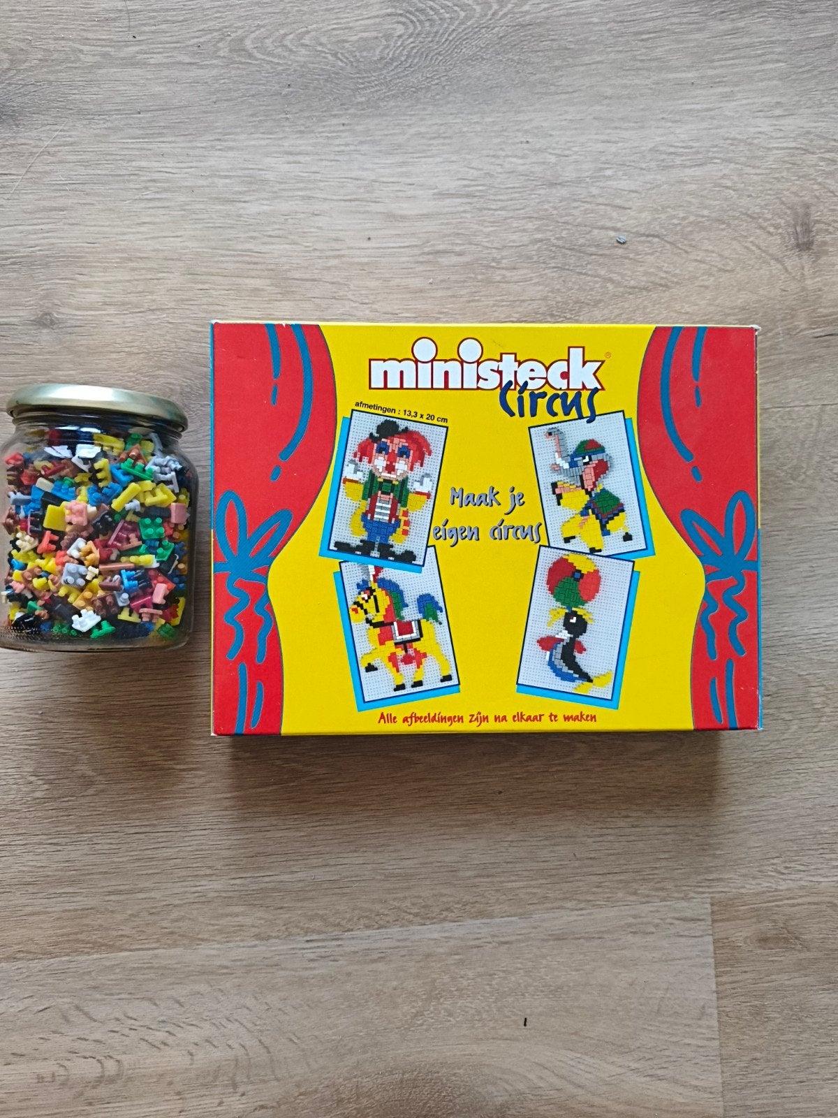 Ministeck Circus set, Hobby en Vrije tijd, Ministeck, Ophalen of Verzenden, Gebruikt, Box-set