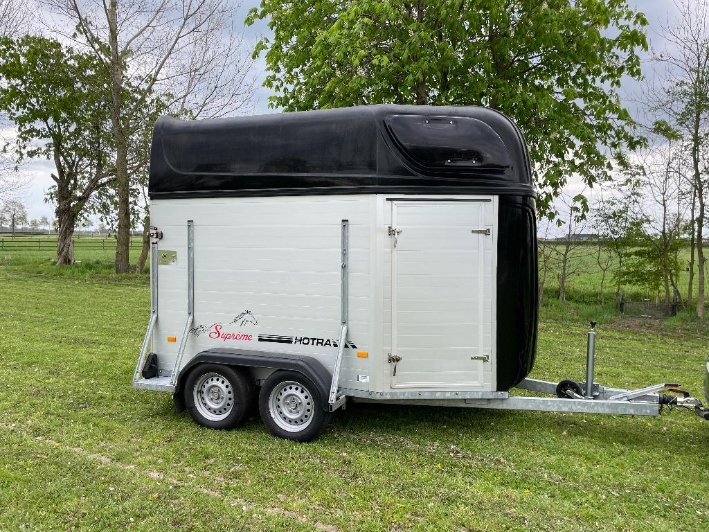 Paardentrailer, Dieren en Toebehoren, Ophalen of Verzenden, Zo goed als nieuw, Aluminium, 2-paards trailer