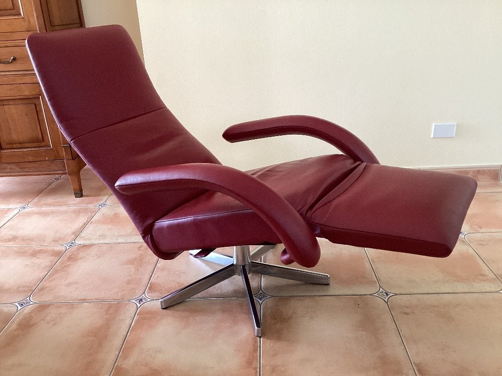 Prachtige Jori relax MULTI-MOVE Yoga(showroomstaat), Huis en Inrichting, Fauteuils, Ophalen, Zo goed als nieuw, Leer, Sede durlet leolux benz knoll