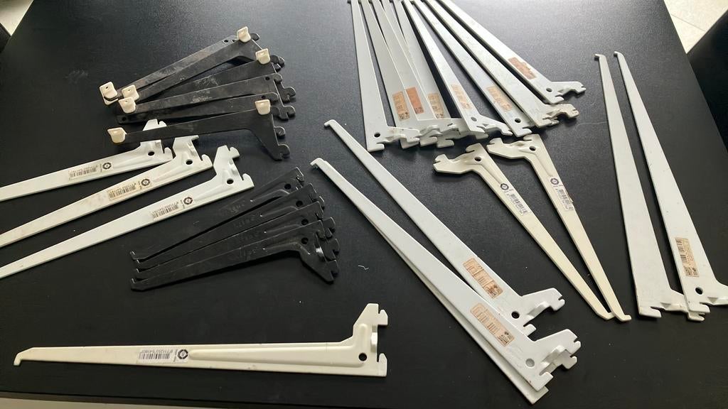 30 stuks plankdragers  voor oa f rails, Ophalen of Verzenden, Gebruikt