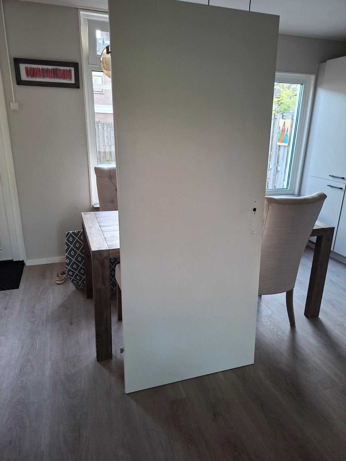 Opdek binnendeur 82x201 linksdraaiend, Ophalen, Gebruikt, 80 tot 100 cm, Binnendeur